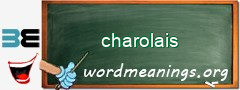 WordMeaning blackboard for charolais